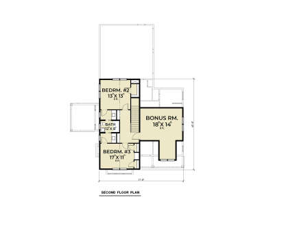 Second Floor for House Plan #2464-00144