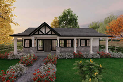 Craftsman House Plan #5984-00012 Elevation Photo