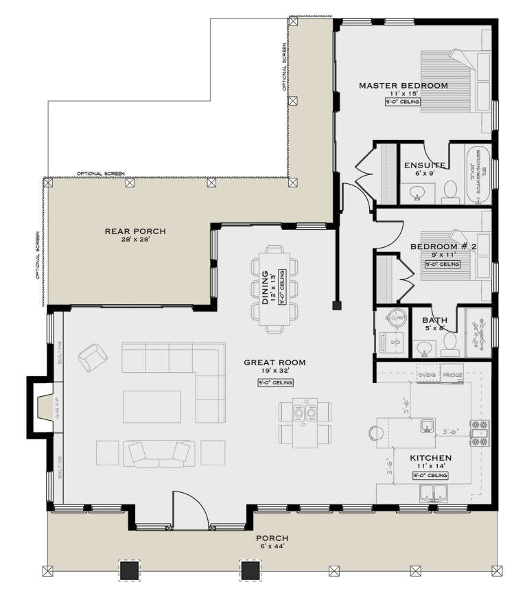 House Plan House Plan #31509 Drawing 1