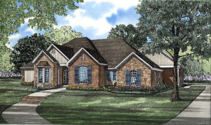 4 Bed, 4 Bath, 3385 Square Foot House Plan - #110-00118