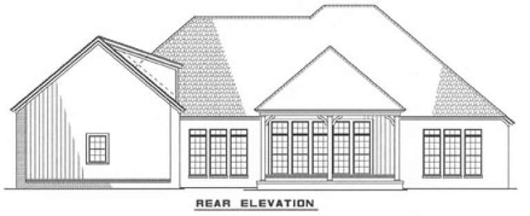 Traditional House Plan #110-00118 Elevation Photo