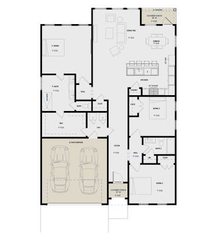 Main Floor  for House Plan #9185-00022