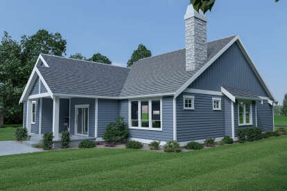 Craftsman House Plan #2464-00145 Elevation Photo