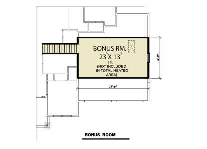 Bonus Room for House Plan #2464-00145