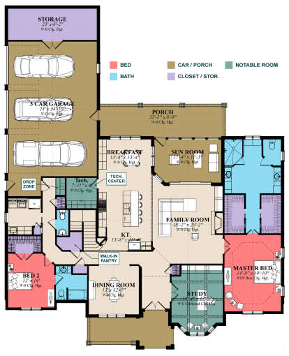 Main Floor  for House Plan #1070-00308