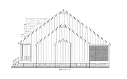 Modern Farmhouse House Plan #2473-00004 Elevation Photo