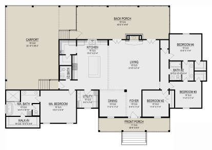 Main Floor  for House Plan #2473-00004
