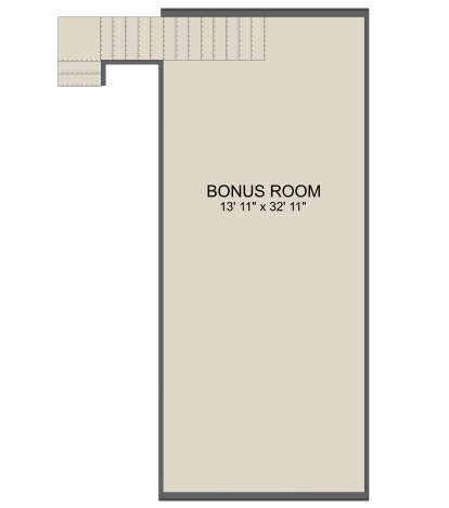 Bonus Room for House Plan #2802-00307