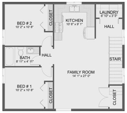 Second Floor for House Plan #2802-00308