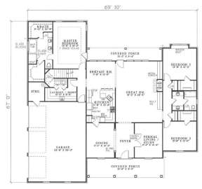 Floorplan 1 for House Plan #110-00119