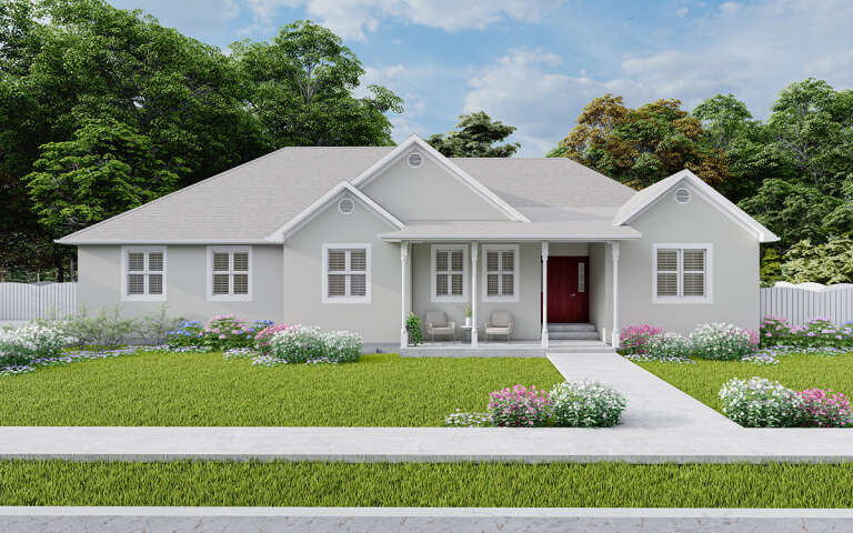 House Plan House Plan #31520 Front Elevation 
