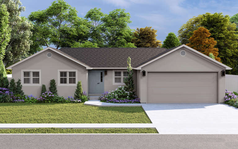 House Plan House Plan #31522 Front Elevation 