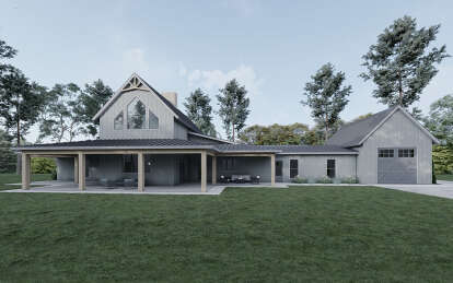 Barn House Plan #8318-00393 Elevation Photo