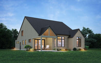 Contemporary House Plan #2559-01051 Elevation Photo