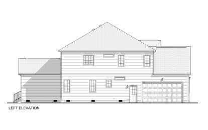 Traditional House Plan #6261-00017 Elevation Photo