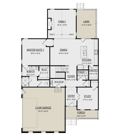 Main Floor  for House Plan #6261-00017