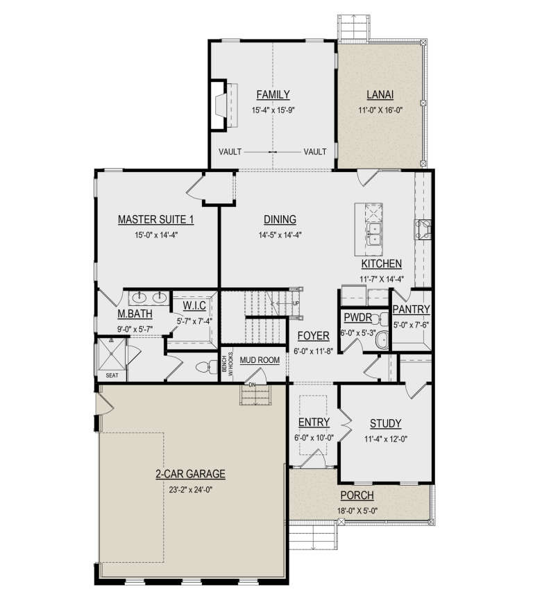 House Plan House Plan #31526 Drawing 1