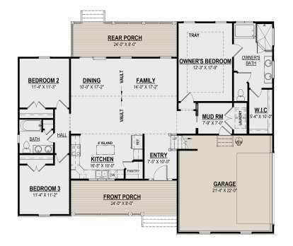 Main Floor  for House Plan #6261-00019