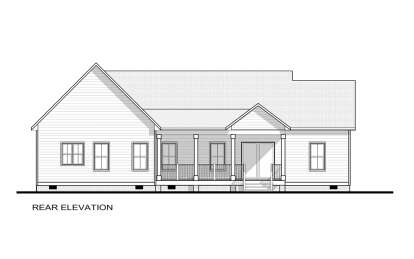 Modern Farmhouse House Plan #6261-00020 Elevation Photo