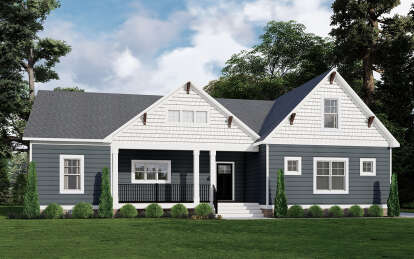 Country House Plan #6261-00021 Elevation Photo