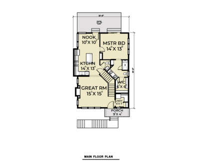Main Floor  for House Plan #2464-00150