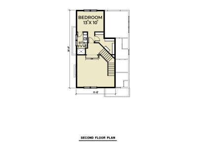 Second Floor for House Plan #2464-00150