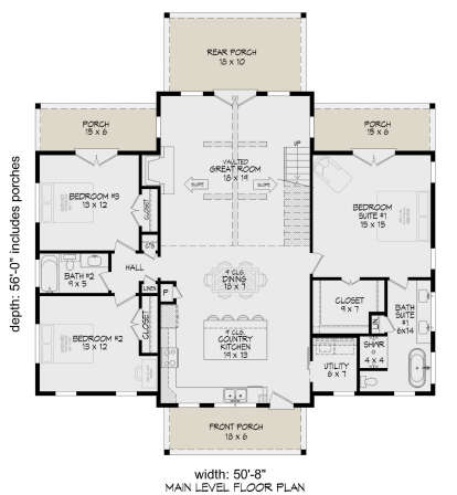 Main Floor  for House Plan #940-01151