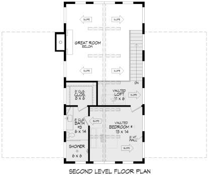Second Floor for House Plan #940-01151