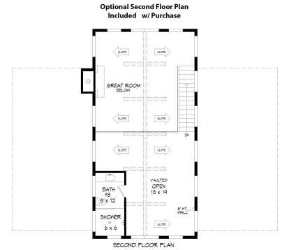Optional Second Floor for House Plan #940-01151