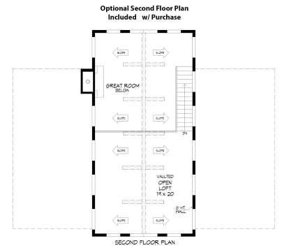 Optional Second Floor for House Plan #940-01151