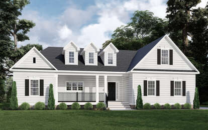 Country House Plan #6261-00023 Elevation Photo