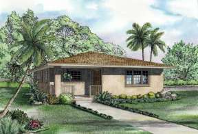 Ranch House Plan #168-00001 Elevation Photo