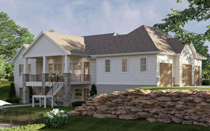 Craftsman House Plan #963-01021 Elevation Photo