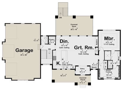 Main Floor  for House Plan #963-01021