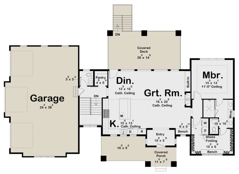 House Plan House Plan #31542 Drawing 1