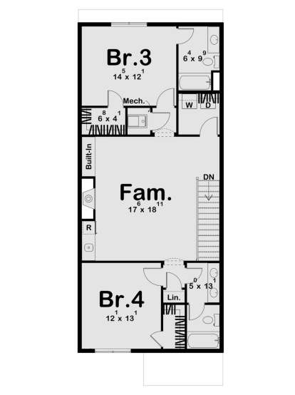 Third Floor for House Plan #963-01022