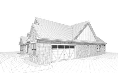 Modern Farmhouse House Plan #1070-00310 Elevation Photo