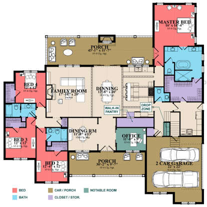 Main Floor  for House Plan #1070-00310