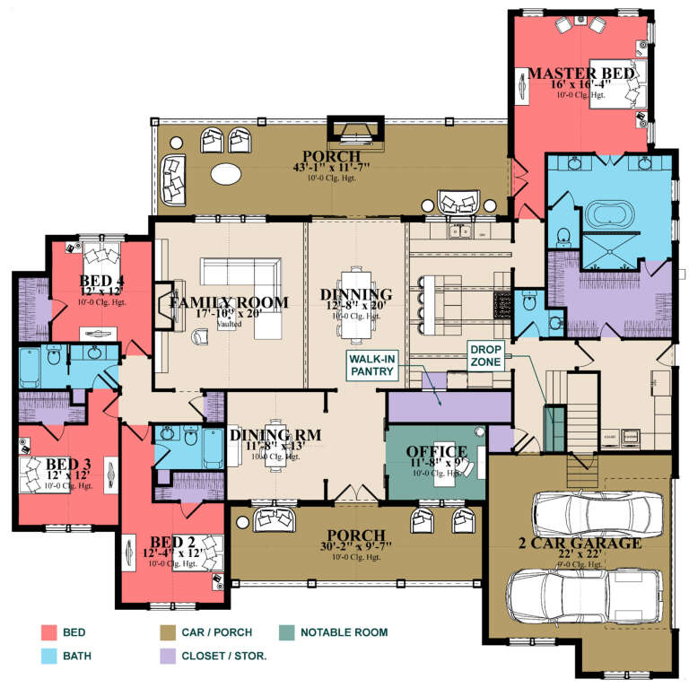 House Plan House Plan #31546 Drawing 1