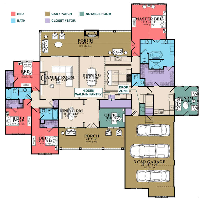 House Plan House Plan #31547 Drawing 1