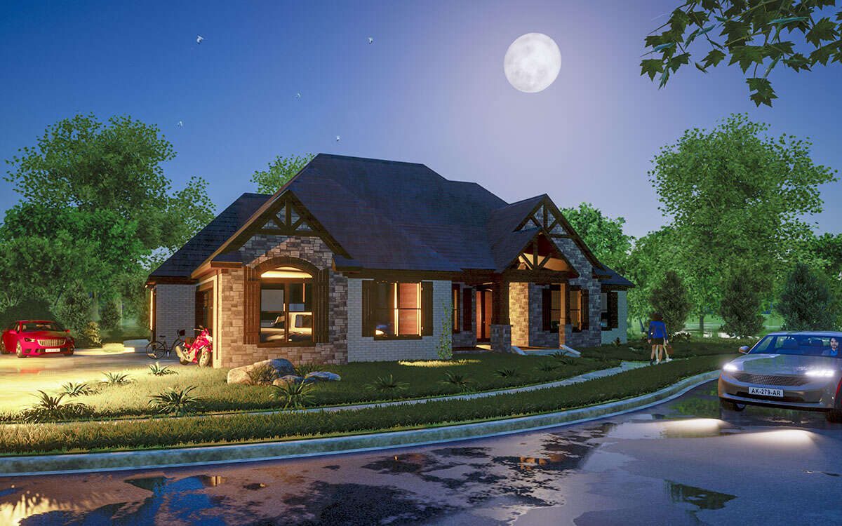 ツインハートページ Craftsman Plan: 2,784 Square Feet, 3-4 Bedrooms, 3 Bathrooms