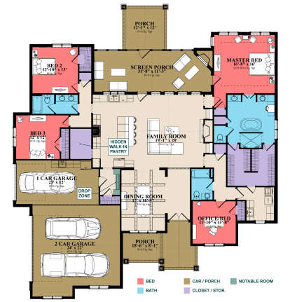 Main Floor  for House Plan #1070-00313