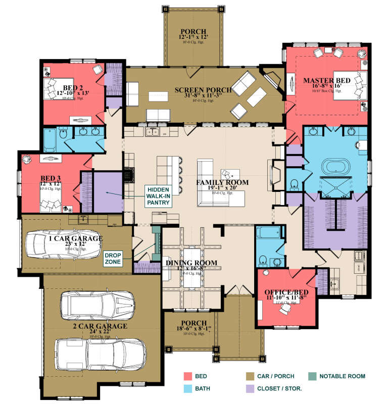 House Plan House Plan #31549 Drawing 1