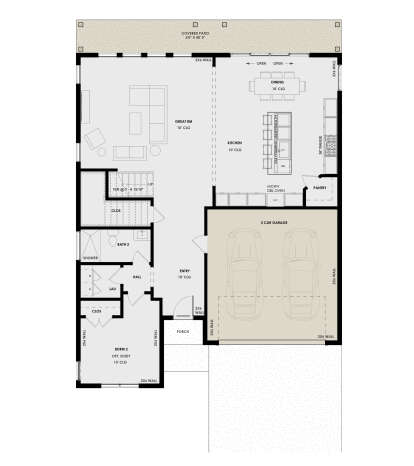 Main Floor  for House Plan #9185-00024