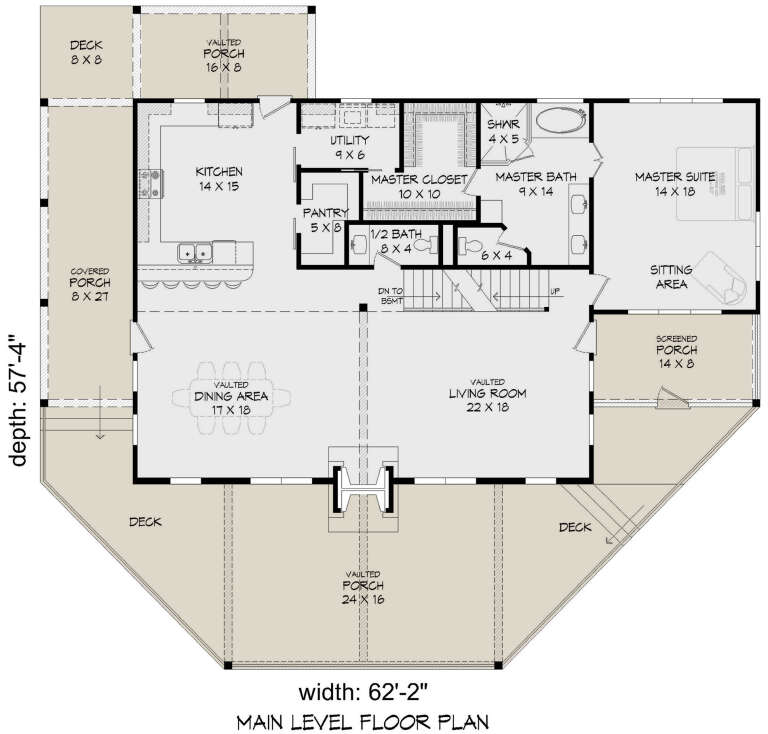 House Plan House Plan #31555 Drawing 1