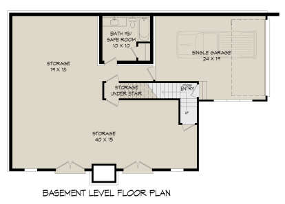 Basement for House Plan #940-01152