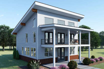 Contemporary House Plan #940-01153 Elevation Photo