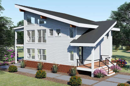 Contemporary House Plan #940-01153 Elevation Photo