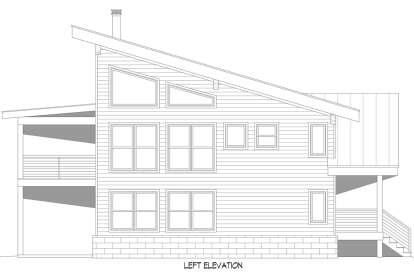 Contemporary House Plan #940-01153 Elevation Photo