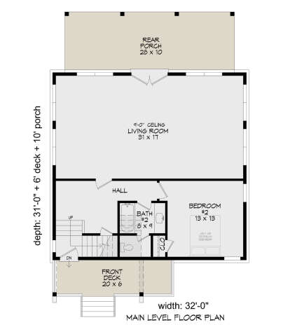First Floor for House Plan #940-01153